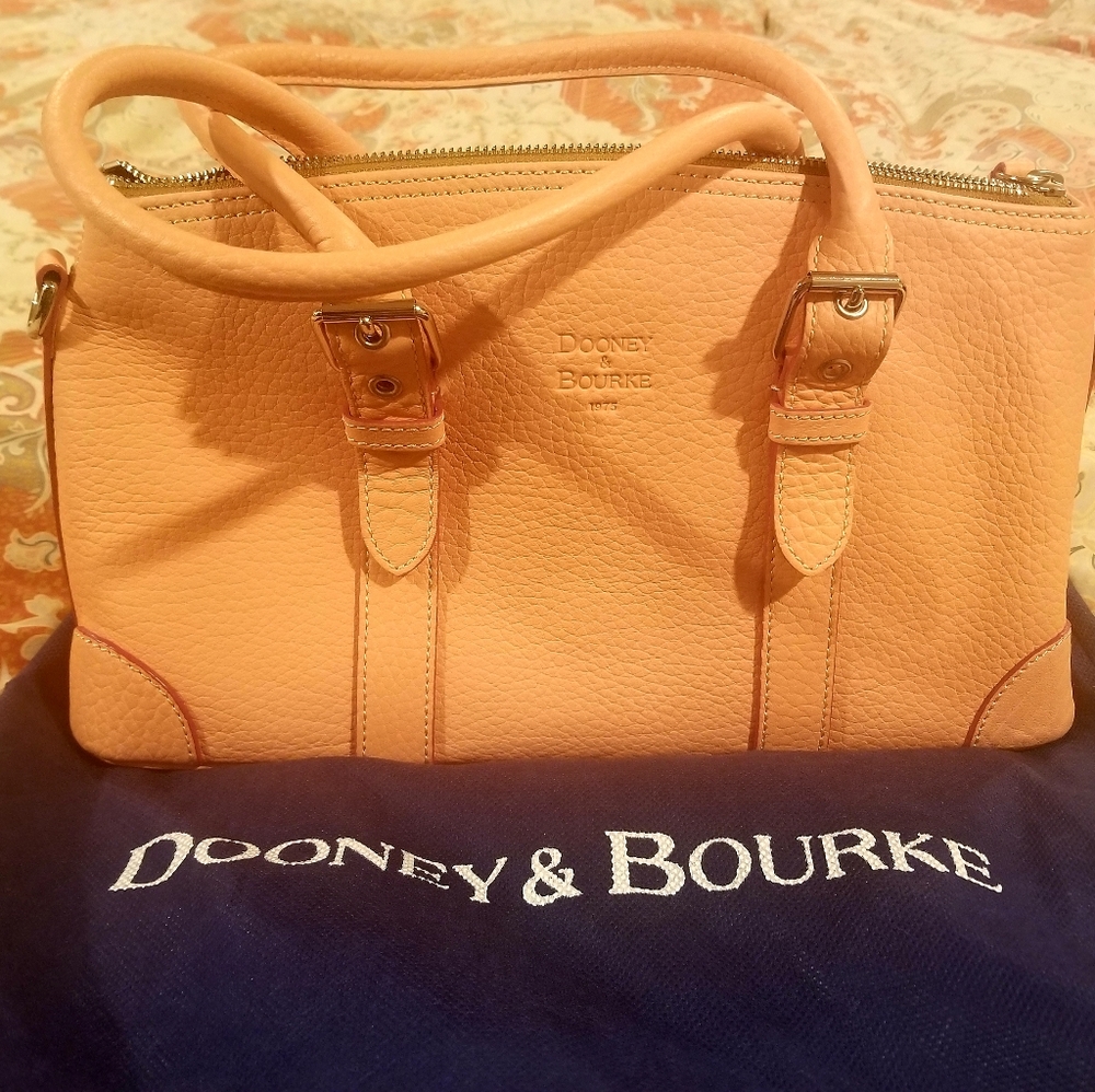 Dooney and Bourke Peach Mini Satchel